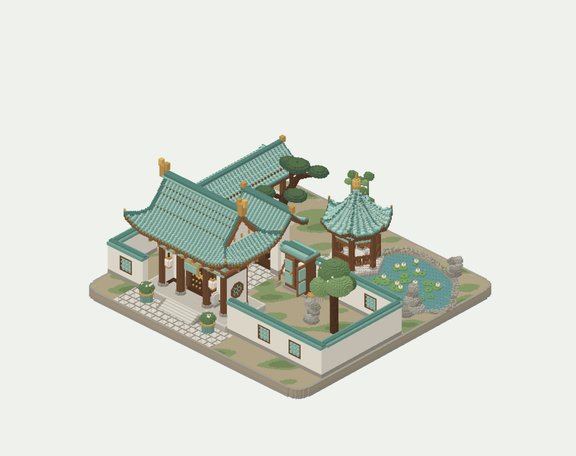 悬臂斗拱门楼