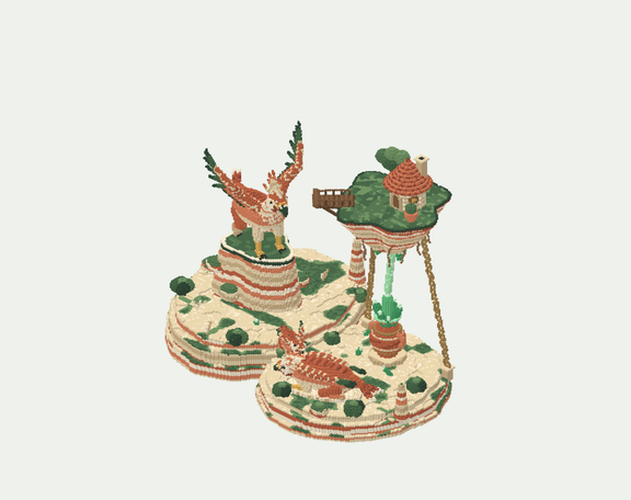 岩石羽冠鸢兽